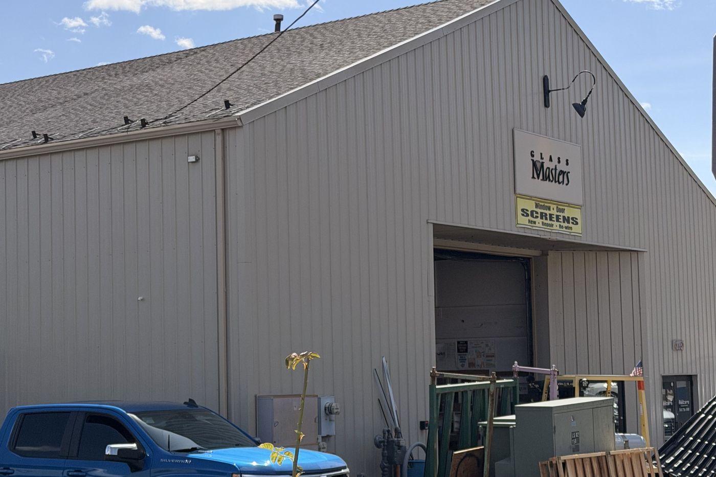 Screens, new and rescreened, and Centor retractable screens for large doors